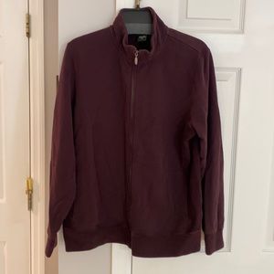 Eddie Bauer full zip sweatshirt purple XL women